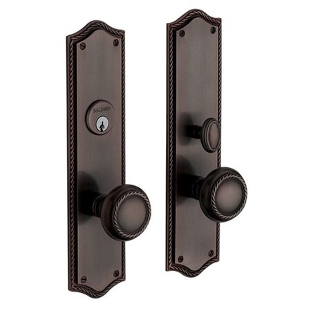 Baldwin Double Cylinder Entry Handlesets Venetian Bronze 6554.112.DBLC